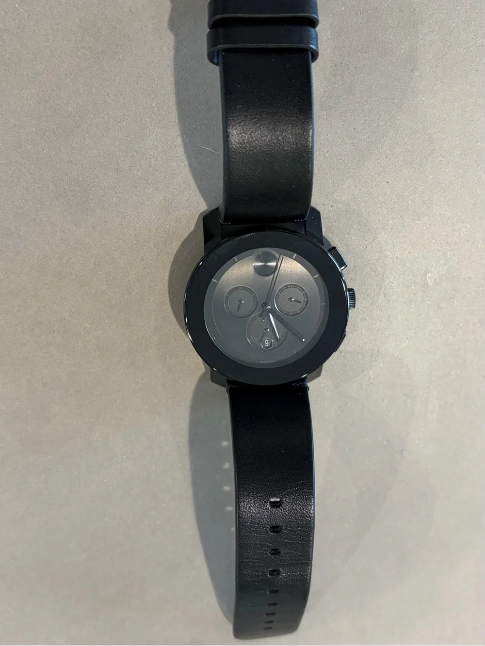 Movado Bold Men’s Black Chronograph Watch